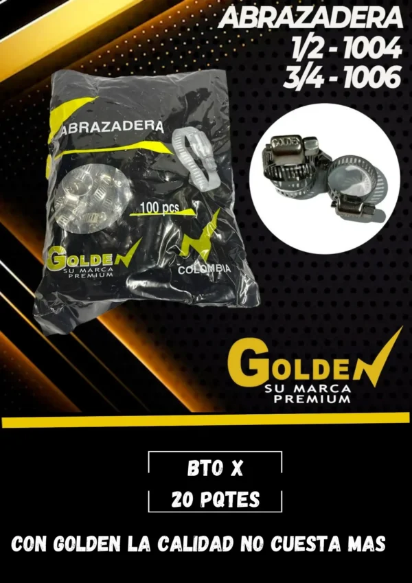 Abrazadera Metálica GOLDEN