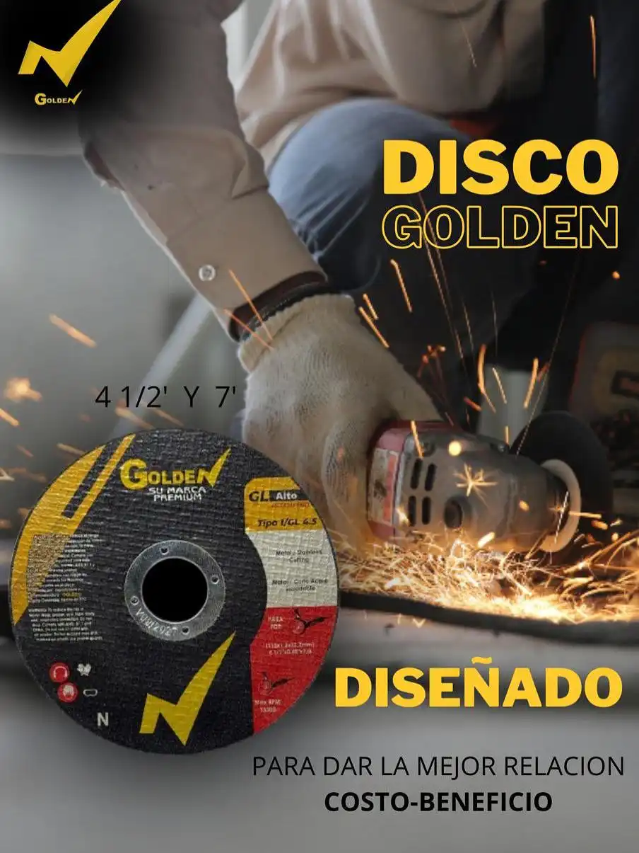 Disco de Corte 7" GOLDEN - Image 2